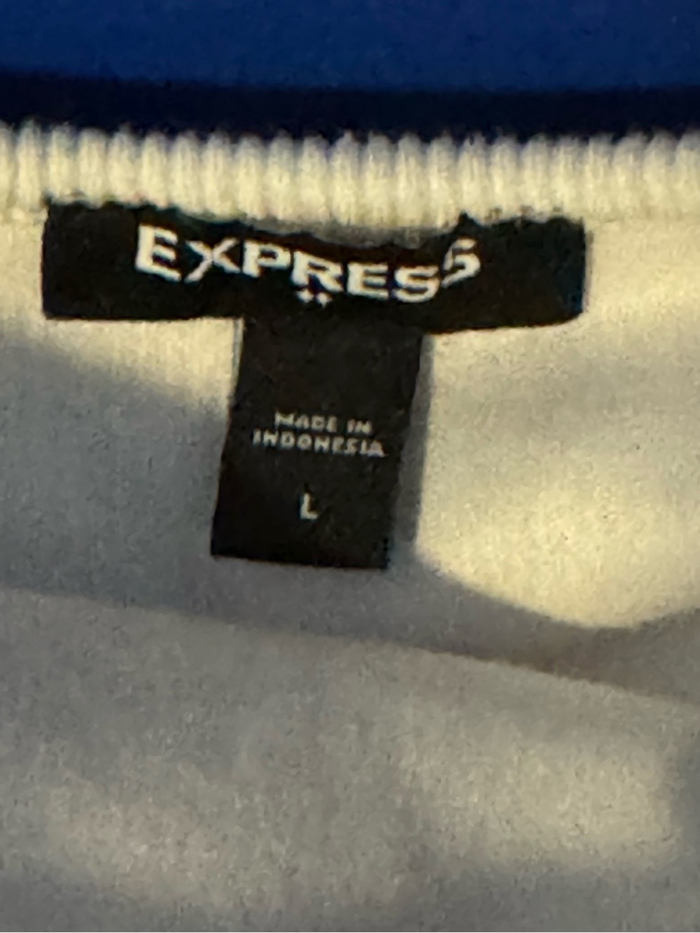 Express White Ruffle Off-Shoulder Bodysuit - Picture 2 of 3